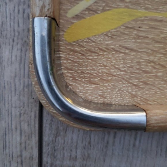 Woodware Like Serving Tray Platter Pheasant Scene Handles Rectangle - Picture 7 of 12